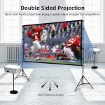 Wootfairy 120-Inch Portable Projector Screen with Stand