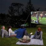 Wootfairy 120-Inch Portable Projector Screen with Stand