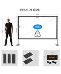 100 Inch Portable Projector Screen for Outdoor Movies