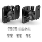 HomeMount Adjustable Speaker Wall Mount Brackets - 2 Pack