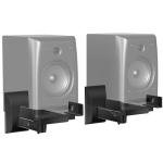 WALI Dual Side Speaker Wall Mounts, Black