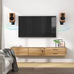 WALI Dual Side Speaker Wall Mounts, Black