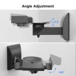 Dual Speaker Wall Mounts for Surround Sound