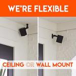 ECHOGEAR Universal Speaker Wall & Ceiling Mounts