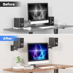 Dual Speaker Wall Mounts for Surround Sound