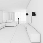 WALI Bookshelf Speaker Wall Mounts, 4 Pack