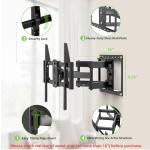 USX Full Motion TV Wall Mount for 42-90 inch TVs