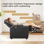 Electric Recliner Chairs with LED Lights and USB