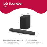 LG S40T 2.1 Channel Soundbar with Wireless Subwoofer
