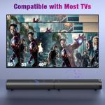 Puriom 100W Bluetooth Sound Bar for TV