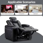 CANMOV Electric Recliner Chair with Ambient Lighting