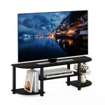 Furinno Turn-S-Tube Wide TV Stand, Espresso/Black