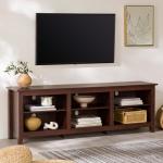 Walker Edison Wren Classic Brown TV Media Console