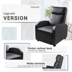 Homall Black PU Leather Recliner Chair