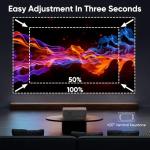 WiFi Bluetooth Mini Projector for Home Entertainment