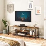 HOOBRO 75-Inch TV Stand with Power Outlets