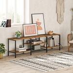 HOOBRO 75-Inch TV Stand with Power Outlets