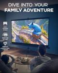 100-Inch Folding Projector Screen with Stand