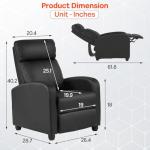 FDW Leather Recliner Sofa Massage Chair