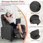 FDW Leather Recliner Sofa Massage Chair