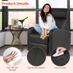 FDW Leather Recliner Sofa Massage Chair