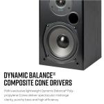 Polk Audio T15 Bookshelf Speakers with Deep Bass