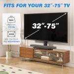 Rfiver Universal Swivel TV Stand for 32-75 Inch TVs