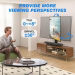 Rfiver Universal Swivel TV Stand for 32-75 Inch TVs