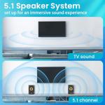 Acoustic Audio 5.1 Bluetooth Speaker System 700W