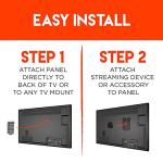 Universal Media Device Mount for Flat Screen TVs