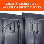 Universal Media Device Mount for Flat Screen TVs
