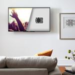 Universal Media Device Mount for Flat Screen TVs