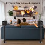 Saiyin Passive Wall Mount Surround Sound Speakers