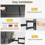 Mounting Dream Full Motion TV Wall Mount 26-55 Inch