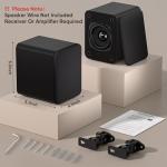 Saiyin Passive Wall Mount Surround Sound Speakers