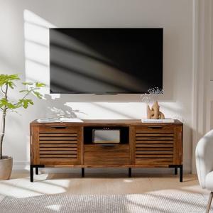 Bme Millie Solid Wood TV Stand for 65" TVs