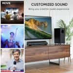 Saiyin 2.1 Sound Bar with Subwoofer for TV
