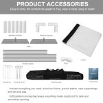 SKERELL 100 Inch Outdoor Projector Screen with Stand