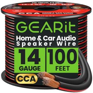 14 Gauge 100ft Speaker Wire for Home Theater