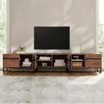 Wampat 3-in-1 TV Stand for Up to 110 Inches