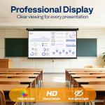 VIVOHOME 80 Inch HD 4K Pull Down Screen