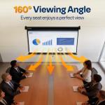 VIVOHOME 80 Inch HD 4K Pull Down Screen