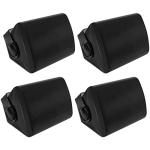 Herdio 5.25" Waterproof Wall Mount Speakers (2 Pairs)