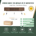 POVISION Mid-Century Modern TV Stand for 85-inch TVs