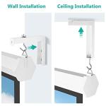 WALI Adjustable Ceiling and Wall Mount for Projectors