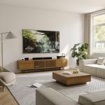 POVISION Mid-Century Modern TV Stand for 85-inch TVs