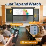 VIVOHOME 100-Inch Motorized Projector Screen with Remote