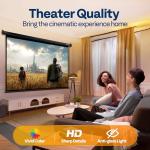 VIVOHOME 100-Inch Motorized Projector Screen with Remote