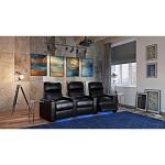 Octane Turbo XL700 Curved Leather Home Theater Seats