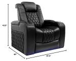 Valencia Tuscany Power Recliner in Black Leather